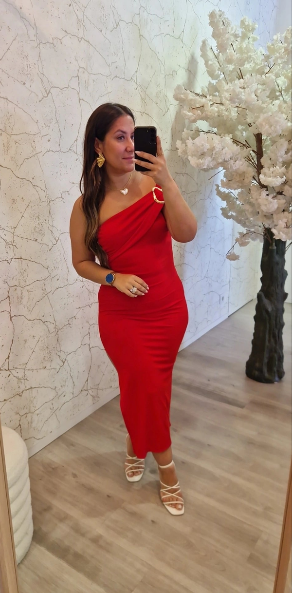 VESTIDO TOLEDO VERMELHO