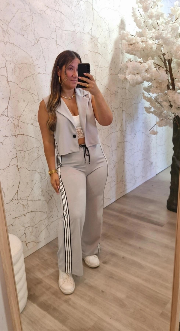 CONJUNTO INSPIRAÇÃO ADID CINZA