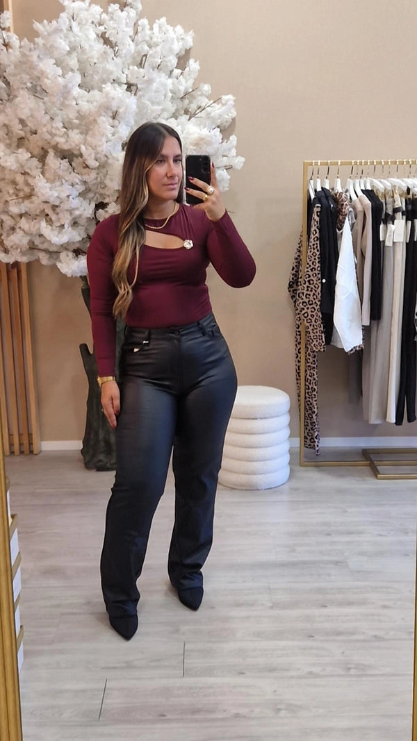 CALÇA ECOPELE PRETO